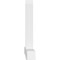 Ekena Millwork Eugene Architectural Grade PVC Gable Bracket, 84"W x 45 1/2"H x 6"D x 6"F, 13/12 Pitch GBP084X46X0606EUG00 - alternate 3